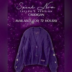 NWT Taylor Swift’s Speak Now Cardigan Size M/L Brand